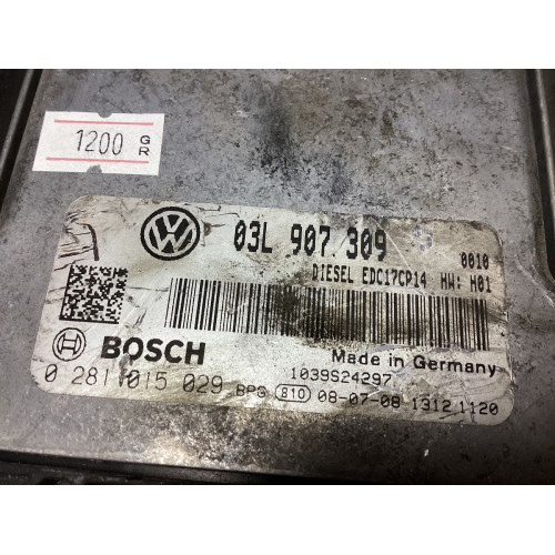 Volkswagen Passat 2.0 Motor Beyni 0281015029 03L907309 EDC17CP14