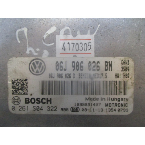 Volkswagen Passat 2.0 Motor Beyni 0261S04322 06J906026BN MED17.5