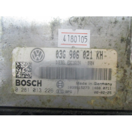 Volkswagen Golf 1.9 Motor Beyni EDC16U34 0281013226 03G906021KH