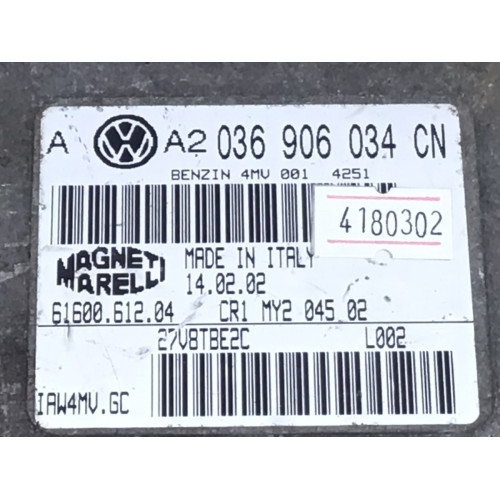 Volkswagen Golf Motor Beyni IAW4MV.GC 036906034CN