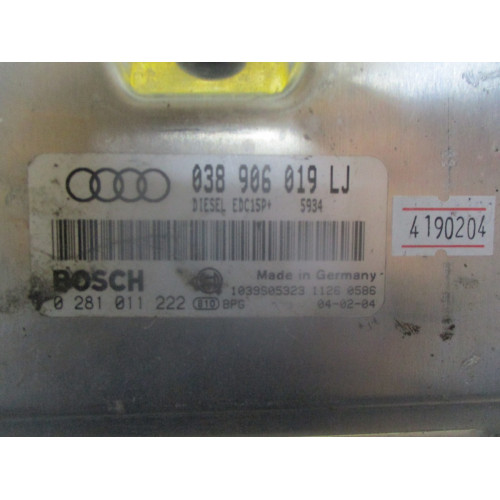 Audi A4 1.9 Motor Beyni EDC15P+ 0281011222 038906019LJ