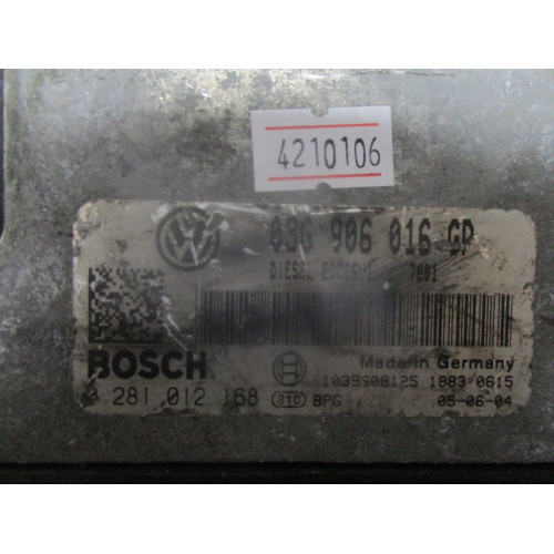 Volkswagen Caddy 2.0 Motor Beyni EDC16U1 03G906016GP 0281012168
