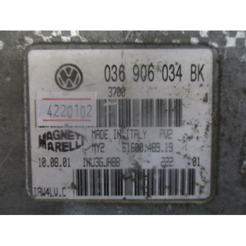 Volkswagen Polo 1.4 Motor Beyni 036906034BK 61600.489.19 IAW4LV.C