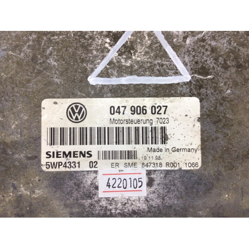 Volkswagen Lupo 1.0 Motor Beyni 5WP433102 047906027