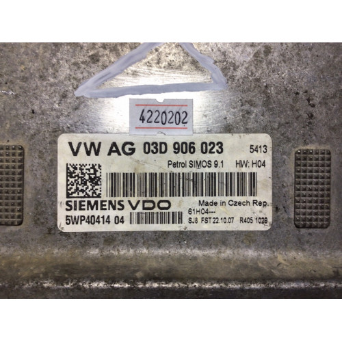 Volkswagen Polo 1.2 Motor Beyni SIMOS9.1 5WP4041404 03D906023