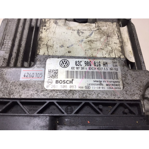 Volkswagen Golf 1.4 Motor Beyni 03C906016AM 0261S06083 MED17.5.5