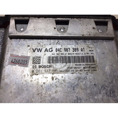 Volkswagen Polo 1.0 TSI Motor Beyni 0261S17501 04C907309AT MED17.5.21