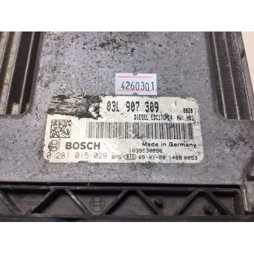 Volkswagen Passat 2.0 Motor Beyni 0281015029 03L907309 EDC17CP14