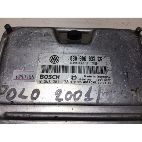 Volkswagen Polo 1.4 Motor Beyni 030906032CG 0261207178 ME7.5.10
