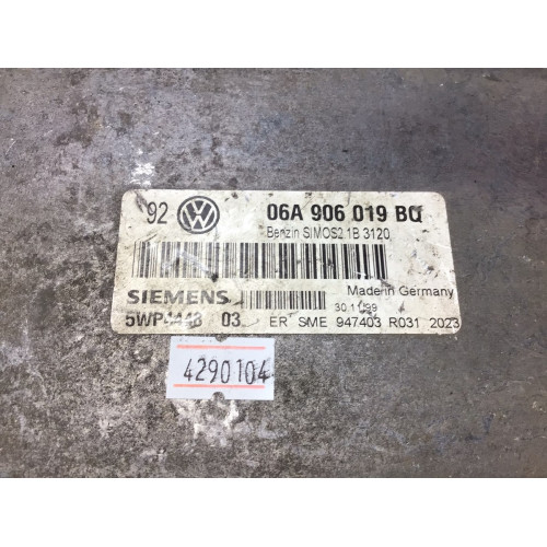 Volkswagen Bora 1.6 Seat 1.6 Motor Beyni 06A906019BQ 5WP444803 Sımos2.1B