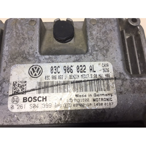 Volkswagen Golf 2.0 Motor Beyni 03C906022AL 0261S04399 MED17.5.20