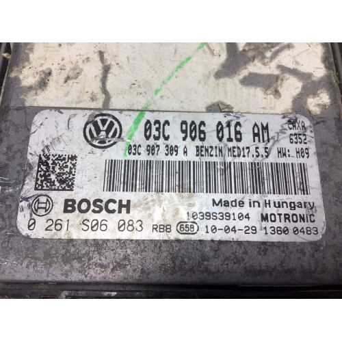 Volkswagen Golf 1.4 Motor Beyni 03C906016AM 0261S06083