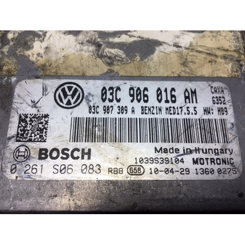 Volkswagen Golf 1.4 Motor Beyni 03C906016AM 0261S06083