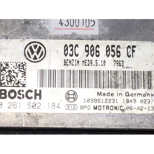 Volkswagen Golf 1.6 Motor Beyni 0261S02184 03C906056CF