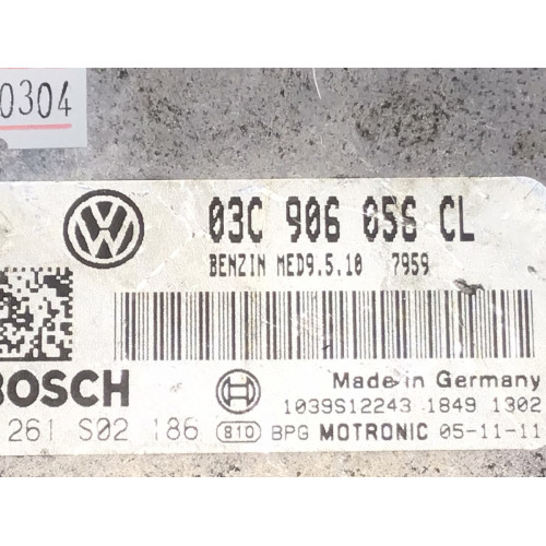 Volkswagen Touran 1.6 Motor Beyni MED9.5.10 0261S02186 03C906056CL