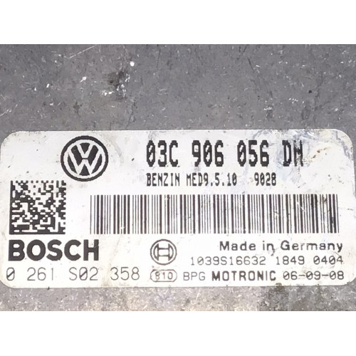 Volkswagen Golf Motor Beyni 0261S02358 03C906056DN