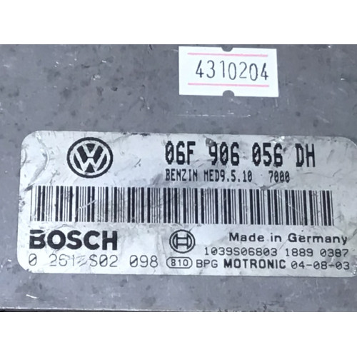 Volkswagen Passat 2.0 Motor Beyni MED9.5.10 0261S02098 06F906056DH