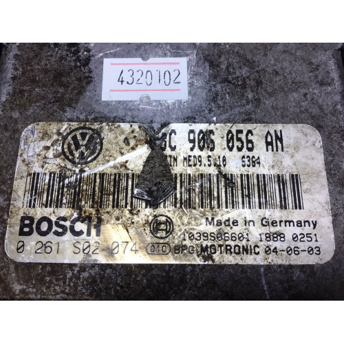Volkswagen Touran 1.6 Motor Beyni MED9.5.10 0261S02074 03C906056AN 
