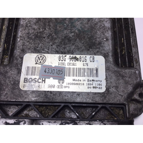 Volkswagen Golf 1.9 Motor Beyni 0281011900 03G906016CB