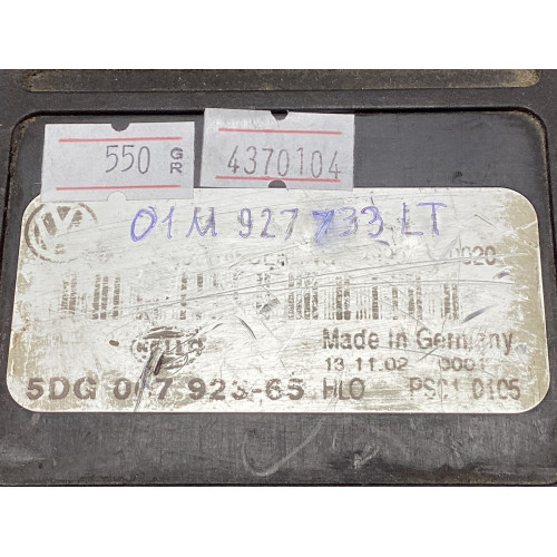 Volkswagen Polo Golf Bora Şanzıman Beyni 01M927733LT 5DG007923-65