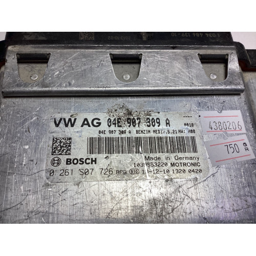 Volkswagen Golf Polo 1.2 Motor Beyni 0261S07726 04E907309A