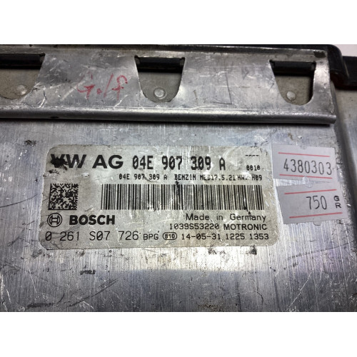 Volkswagen Golf Polo 1.2 Motor Beyni 0261S07726 04E907309A