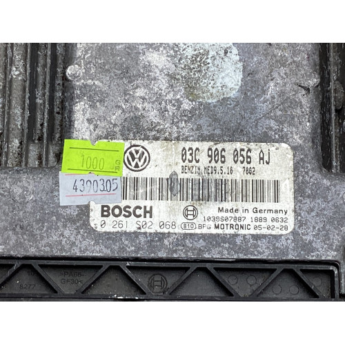 Volkswagen Golf 5 1.4 Motor Beyni 03C906056AJ 0261S02068 MED9.5.10