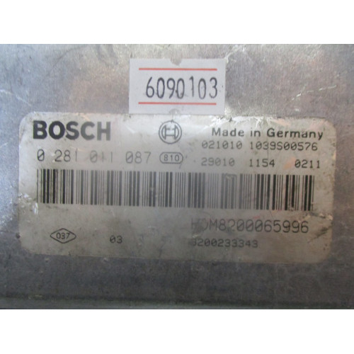 Volvo S40 V40 Motor Beyni 0281011087 8200065996