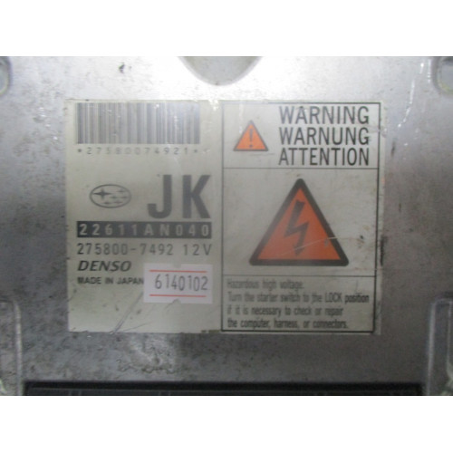 Subaru Legacy Motor Beyni 275800-7492 22611AN040