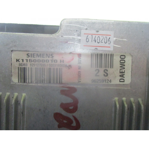 Daewoo Matiz Motor Beyni 96259124 K115000010H