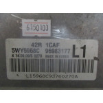 Chevrolet Aveo Engine Computer 5WY5968C 96983177