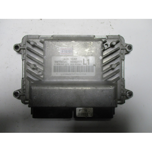 Chevrolet Aveo Engine Computer 5WY5968C 96983177