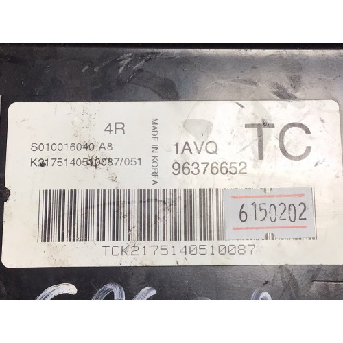 Chevrolet Kalos Motor Beyni S010016040A8 96376652