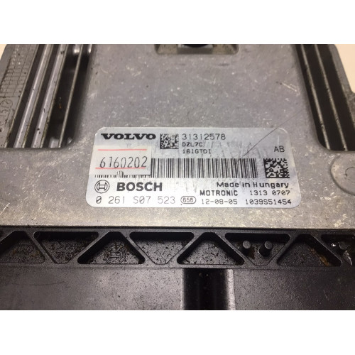 Volvo S60 S80 1.6 Motor Beyni 0261S07523 31312578
