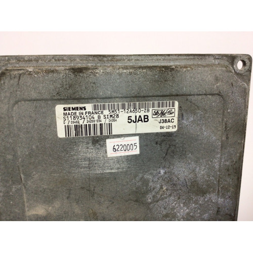 Ford Focus 1.6 Motor Beyni 5M51-12A650-ZB S118934104B SIM28