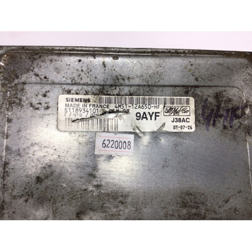 Ford Focus 1.6 Motor Beyni SIM28 S118934101F 4M51-12A650-HF 9AYF