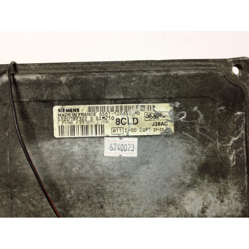 Ford Fiesta Motor Beyni SIM210 S120977322D 6S61-12A650-MD