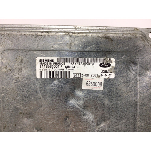 Ford Ka Motor Beyni S118685001F SIM24 1S5X-12A650-BE