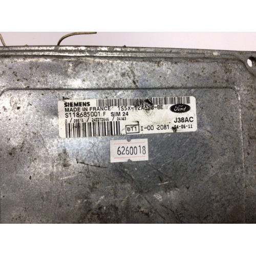 Ford Ka Motor Beyni S118685001F SIM24 1S5X-12A650-BE