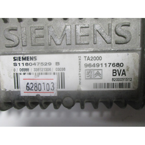 Peugeot 307 2.0 Şanzıman Beyni S118047529B 9649117680 TA2000 