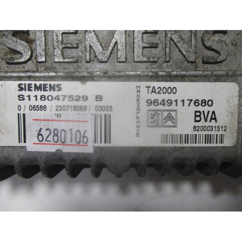 Peugeot 307 2.0 Şanzıman Beyni S118047529B 9649117680 TA2000 