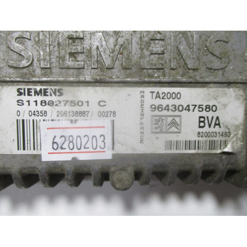 Peugeot 806 Şanzıman Beyni S118027501C 9643047580 TA2000