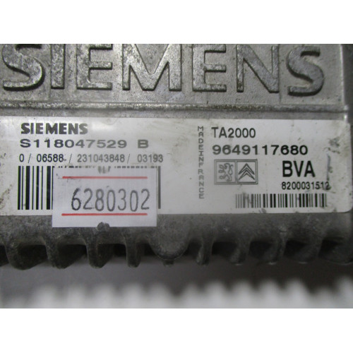 Peugeot 307 2.0 Şanzıman Beyni S118047529B 9649117680 TA2000 