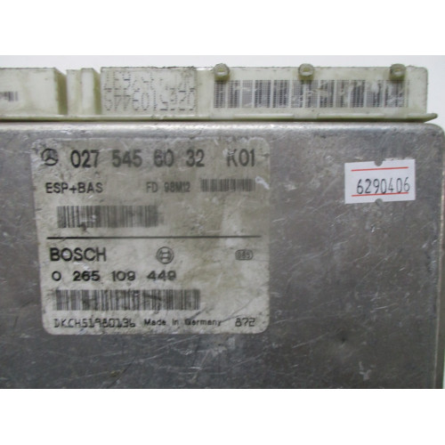 Mercedes W168 Esp Bas Beyni 0265109449 0275456032