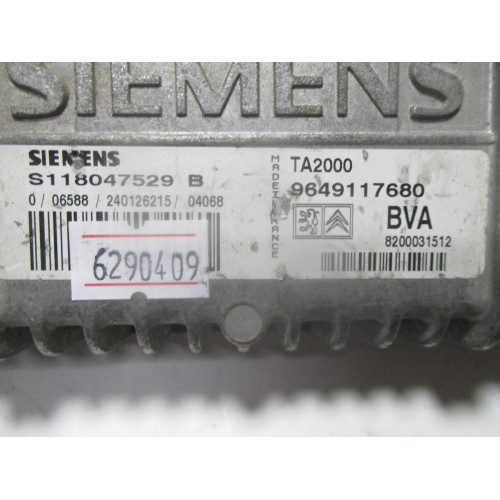 Peugeot 307 2.0 Şanzıman Beyni S118047529B 9649117680 TA2000 