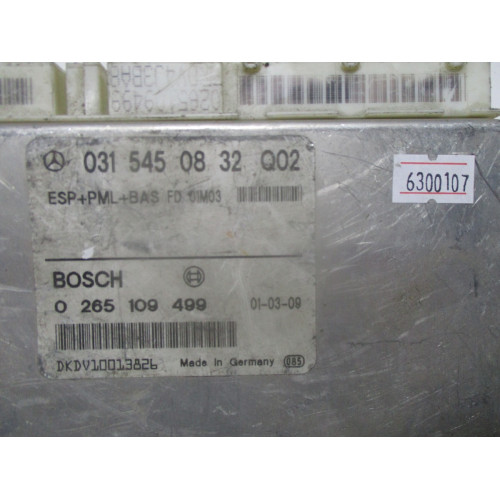 Mercedes W210 Esp Bas Beyni 0265109499 0315450832