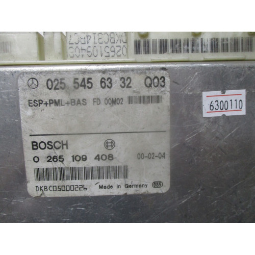 Mercedes W210 Esp Bas Beyni 0265109408 0255456332