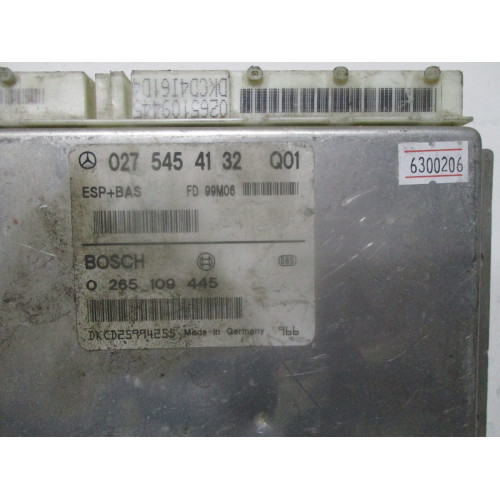 Mercedes W168 A160 Esp Bas Beyni 0265109445 0275454132