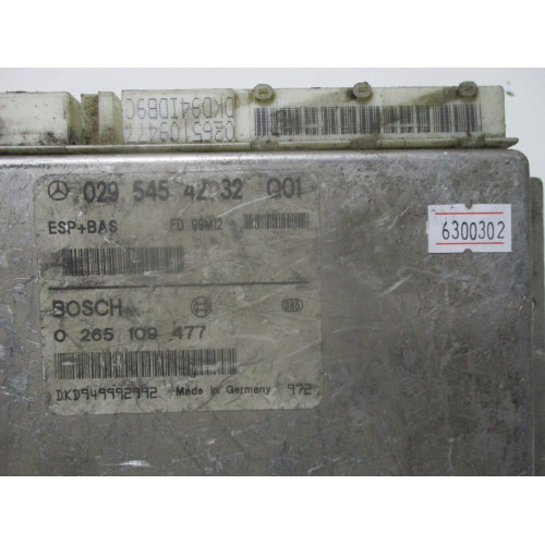 Mercedes W168 A160 Esp Bas Beyni 0265109477 0295454232