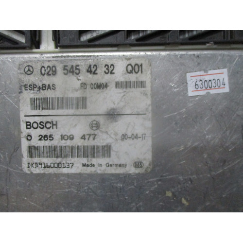 Mercedes W168 A160 Esp Bas Beyni 0265109477 0295454232